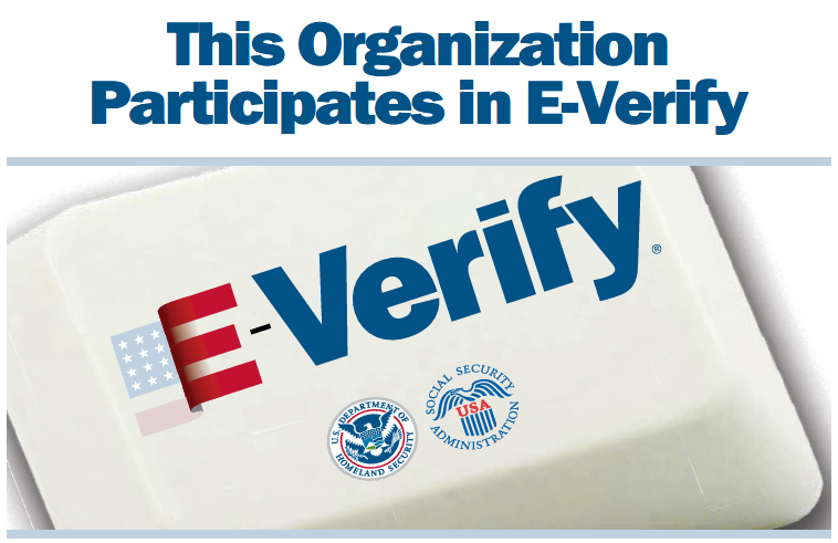 This Organization Participates in E-Verify