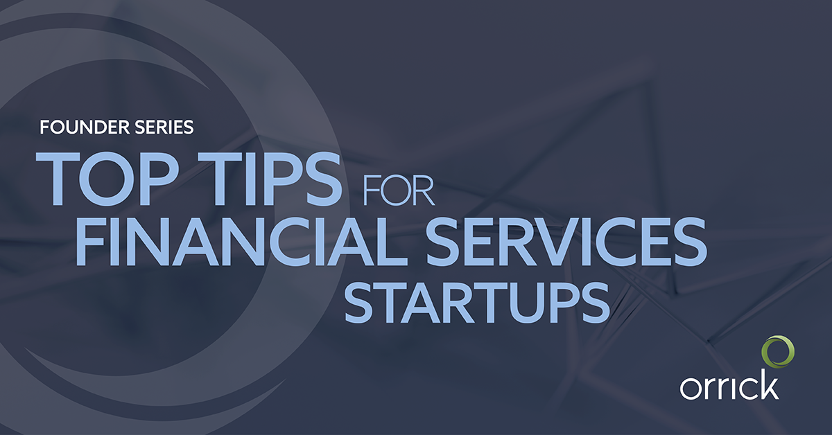 Founder Series: Top Tips for Financial Services Startups
