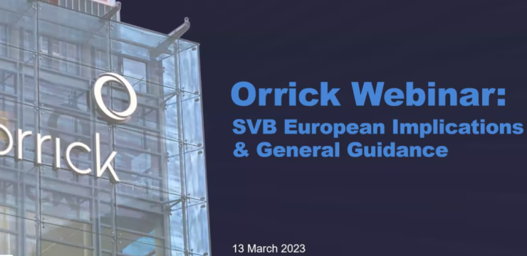 March 13 Webinar Recording: Implications of the Acquisition of Silicon Valley Bank UK Limited UK by HSBC