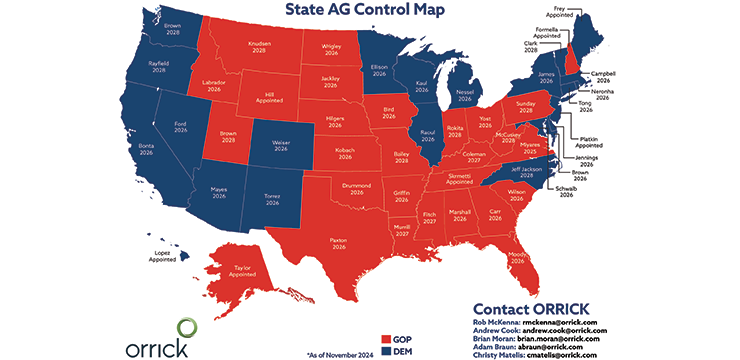 State AG Control Map | Orrick