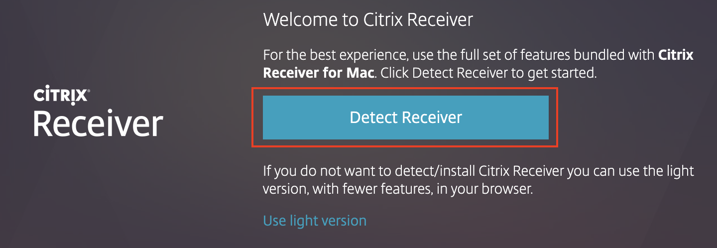 Detect Receiver