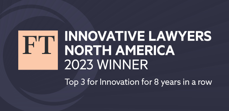 FT Innovative Lawyers North America 2023 Winner