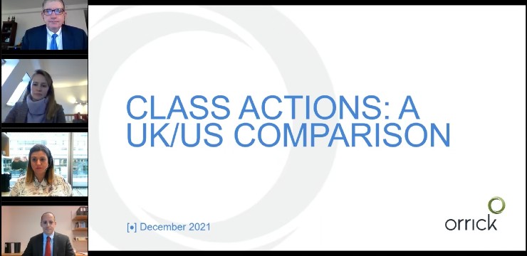 Class Actions: A UK/US Comparison